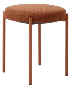 Terrakotta színű fém ülőke Pelican – Unique Furniture