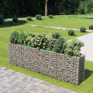 Horganyzott acél gabion magaságyás 360 x 50 x 100 cm