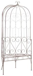 Barna antik vas kerti pad 95 cm