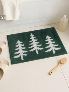 Sinsay - Karácsonyi mintás fürdőszobaszőnyeg - sötétzöld