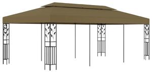 Tópszínű pavilon 6 x 3 m 180 g/m²