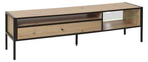 TV asztal/Kisszekrény Luigi L6 (artisan tölgy + fekete). 1043108