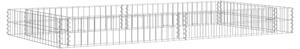 Horganyzott acél gabion magaságyás 200 x 100 x 20 cm