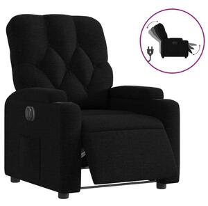 Relax Fotel Elektromos - Fekete Szövet