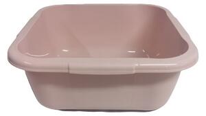 Szögletes tál 6 L műanyag pink