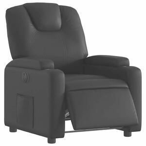 Relax Elektromos Fotel - Fekete Műbőr