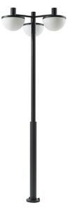 Kültéri Lámpa Lucande, Toras, dimmable, Fekete, Alumínium, Modern