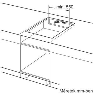 Bosch PVQ631HC1E Beépíthető indukciós főzőlap, 60 cm, 4 főzőzóna, PerfectFry Plus, Fekete