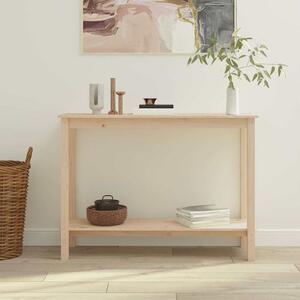 Tömör fenyőfa tálalóasztal 110x40x80 cm