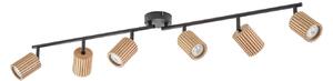 Mennyezeti Lámpa Lindby, Stralino, dimmable, Fa, Folyosó, Fa, Modern