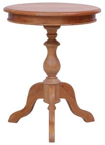 VidaXL természetes színű tömör mahagóni kisasztal 50 x 50 x 65 cm