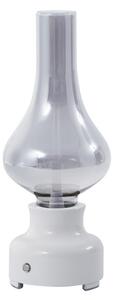 Asztali lámpa NOLA, Mist, dimmable, Fehér, Nappali, Üveg, Indusztriális dizájn