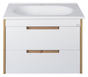 TMP GOLDY 75 fali fürdőszobabútor porcelán mosdóval - 75 cm