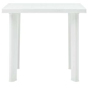 VidaXL fehér műanyag kerti asztal 80 x 75 x 72 cm