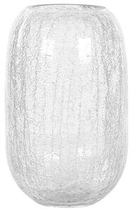 Üveg Virágtartó váza 28 cm Átlátszó KYRAKALI