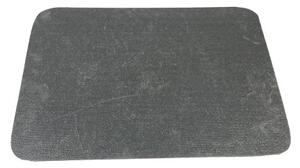 Lábtörlő 60 x 40 cm flokkolt Fekete, fehér labdás