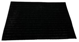 Lábtörlő 60 x 40 cm latex Fekete