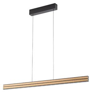 Függőlámpa Quitani, Lisene, dimmable, Fa, Étkező, Fa, Dizájn