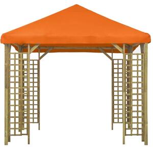 VidaXL narancssárga pavilon 3 x 3 m
