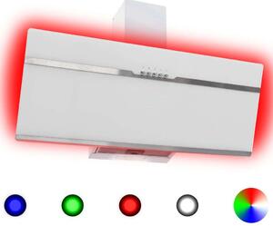 VidaXL rozsdamentes acél és edzett üveg RGB páraelszívó LED-del #fehér