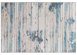 Esztétikus Kék És Bézs Szőnyeg 160 x 230 cm BURDUR