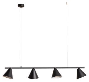 Függőlámpa ALDEX, Hängeleuchte Form 4, dimmable, Fekete, Étkező, Fém, Modern