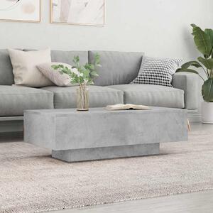 Betonszürke szerelt fa dohányzóasztal 100x49,5x31 cm