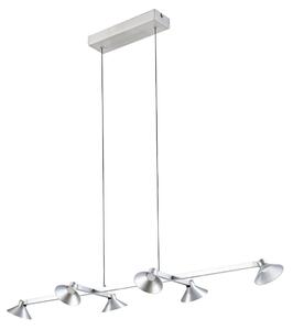 Függőlámpa Lucande, Steve, dimmable, Fémes, Étkező, Fém, Modern