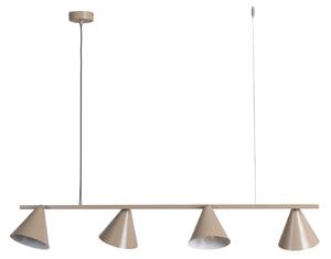 Függőlámpa ALDEX, Hängeleuchte Form 4, dimmable, Bézs, Étkező, Fém, Modern