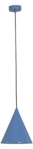 Form lógó lámpa, kék, fém, Ø 24 cm, kúpos – ALDEX