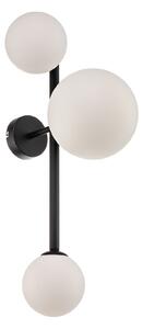Fali Lámpa ALDEX, Dione, dimmable, Fekete, Nappali, Üveg, Modern