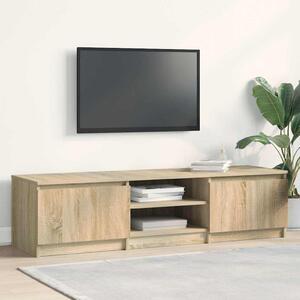 Sonoma tölgy színű szerelt fa TV-szekrény 140 x 40 x 35,5 cm