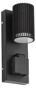 Kültéri Lámpa Lindby, Enerio, dimmable, Fekete, Alumínium, Modern