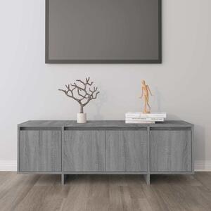 Szürke sonoma színű szerelt fa TV-szekrény 120x30x40,5 cm