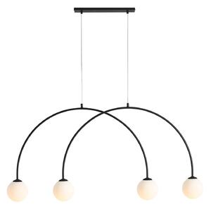 Függőlámpa ALDEX, Alison, dimmable, Fekete, Nappali, Fém, Modern