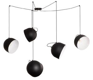 Függőlámpa ALDEX, Pepe, dimmable, Fekete, Nappali, Fém, Modern