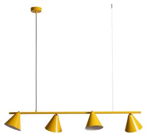 Függőlámpa ALDEX, Hängeleuchte Form 4, dimmable, Sárga, Étkező, Fém, Modern