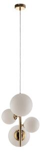 Függőlámpa ALDEX, Dione, dimmable, Arany / Sárgaréz, Nappali, Üveg, Modern