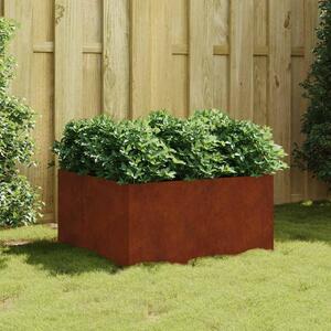 Corten acél növénytartó 80x80x40 cm