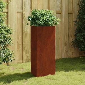 Corten acél kerti növénytartó 40x34,5x75 cm