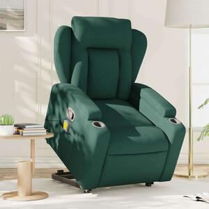 Relax Fotel Masszázs Funkcióval - Sötétzöld
