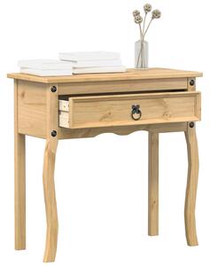 Corona tömör fenyőfa konzolasztal 73 x 35 x 73 cm
