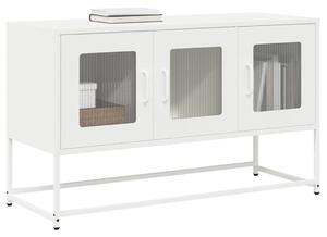 Fehér hidegen hengerelt acél TV-szekrény 100,5x39x60,5 cm