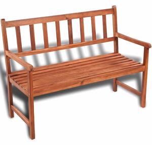 Tömör akácfa kerti pad 120 cm