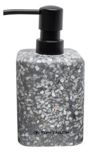 Szürke poligyanta szappanadagoló 270 ml Tom Tailor T-Terrazzo – Wenko