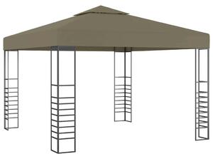 Tópszínű kerti pavilon 3 x 3 m 180 g/m²