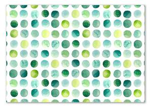 Üvegkép Nyomtatás Zöld pontok