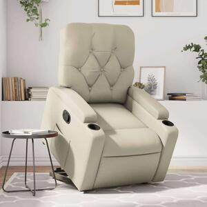 Relax Fotel - Elektromos Felállás - Krémszín
