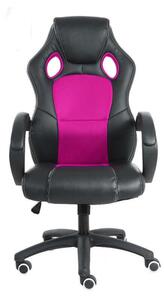 Basic Gamer szék - fekete-rózsaszín
