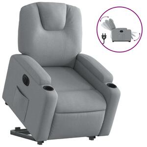 VidaXL Elektromos Dönthető Fotel - Világosszürke